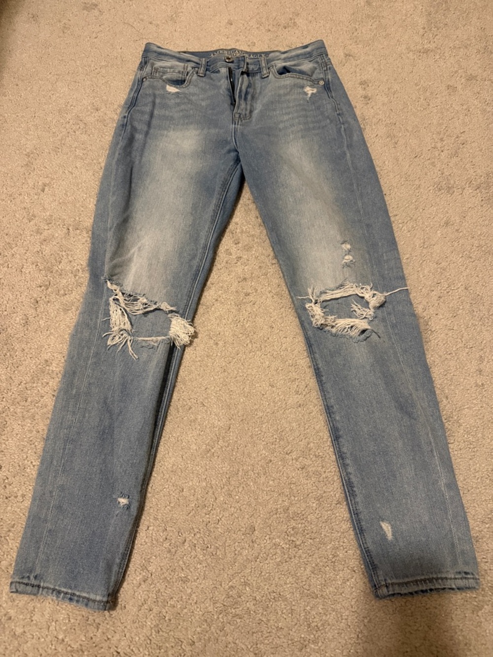 American Eagle Outfitters Light Blue Mom Jeans